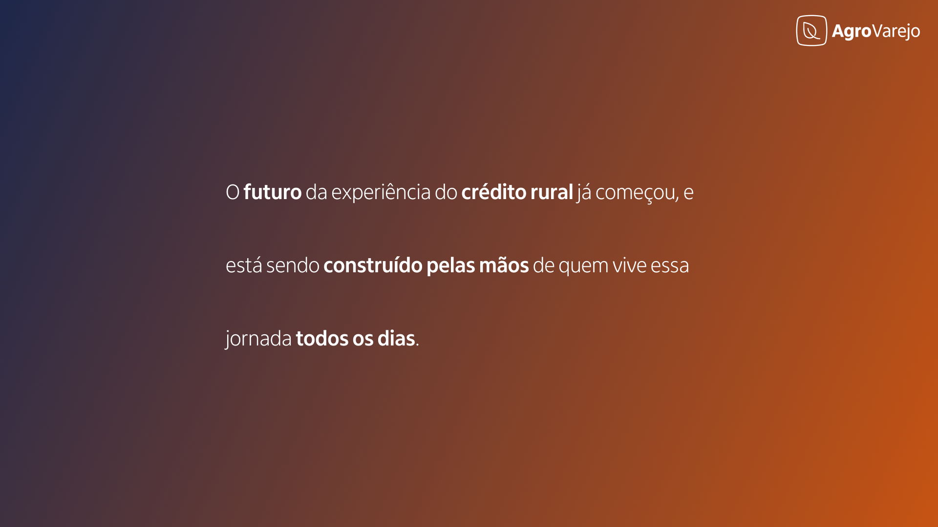 Capa Case 1: Crédito Rural AgroVarejo